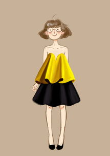 衣褶间的艺术 服装小插画的独特魅力
